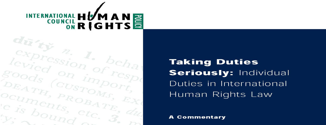 International Rights and Duties